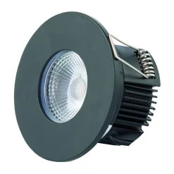 Loftlamper|Indbygningsspots ^ DOTLUX MULTIsun LED indbygningslampe, rund, sort