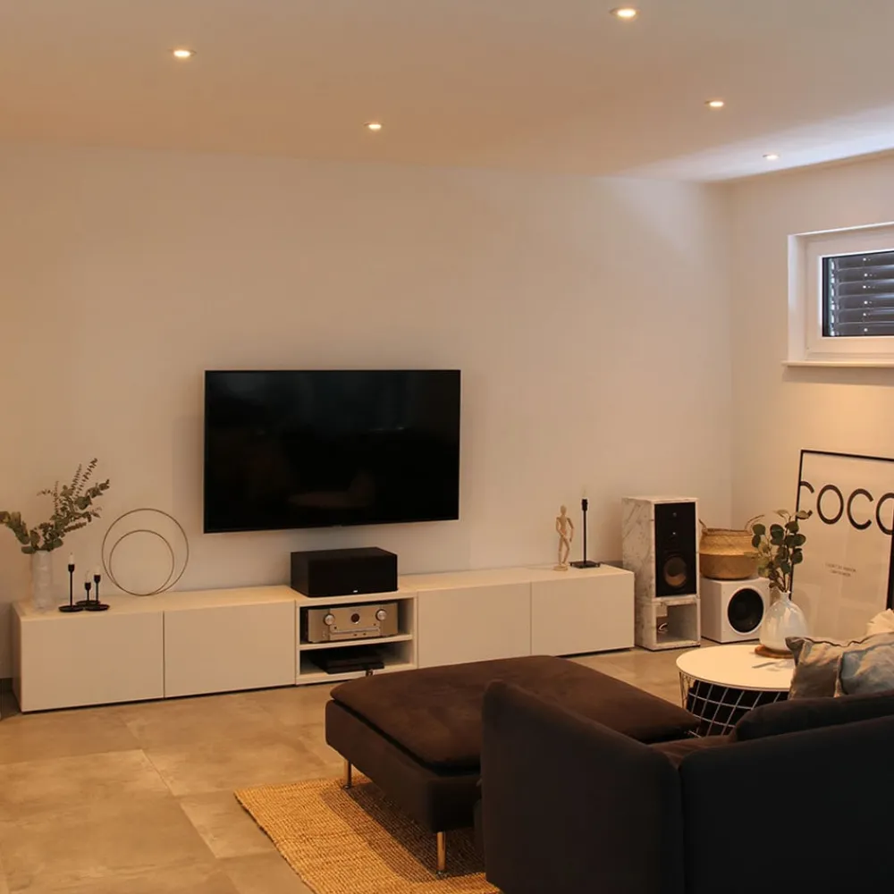 DOTLUX Loftlamper > MULTIsun LED indbygningslampe rund mat hvid