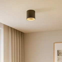 Nowodvorski Lighting Loftlamper|Spotlights > Downlight Point Tone, sort, indvendig sølv