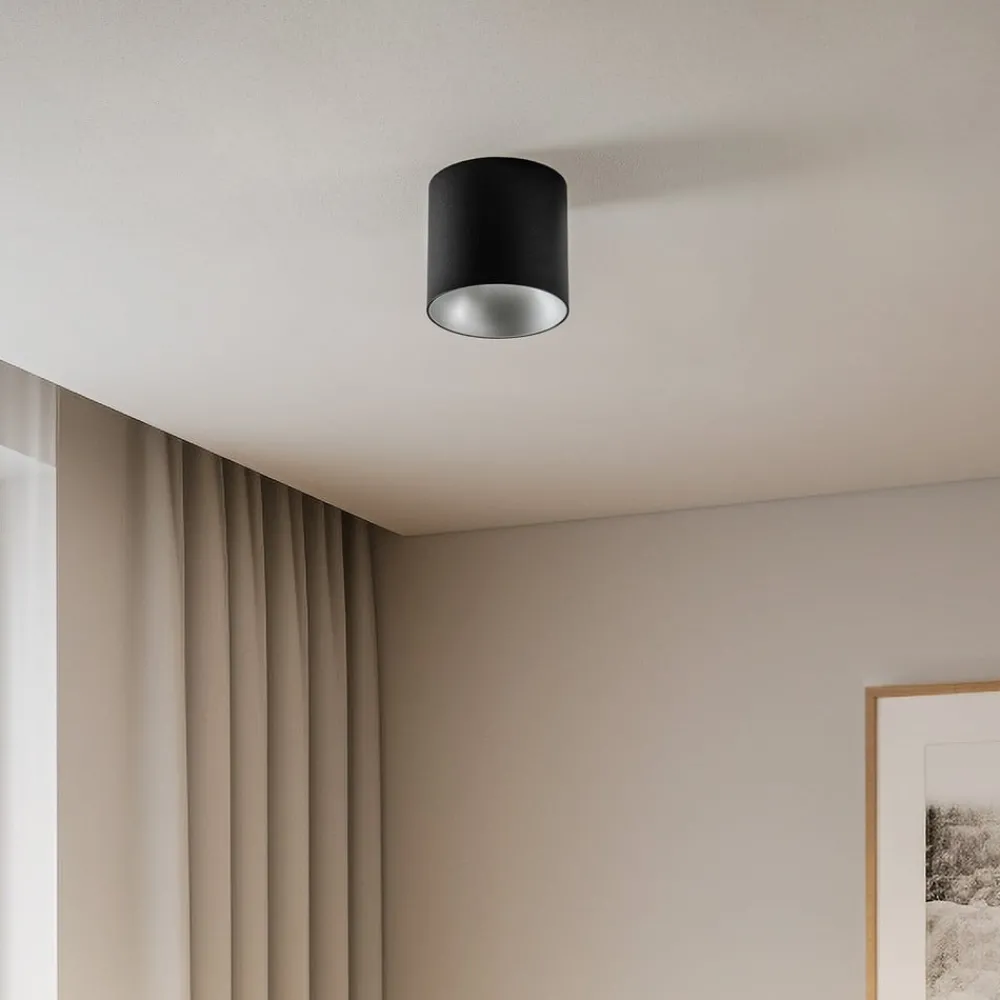 Nowodvorski Lighting Loftlamper|Spotlights > Downlight Point Tone, sort, indvendig sølv