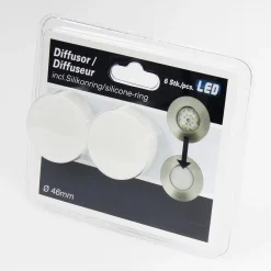 Briloner Indbygningsspots > Drejelig LED-indbygningsspot, 3 stk., mat nikkel
