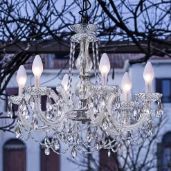 Masiero Udendørs Pendellamper > Drylight S6 - udendørs LED-lysekrone,6 lyskilder