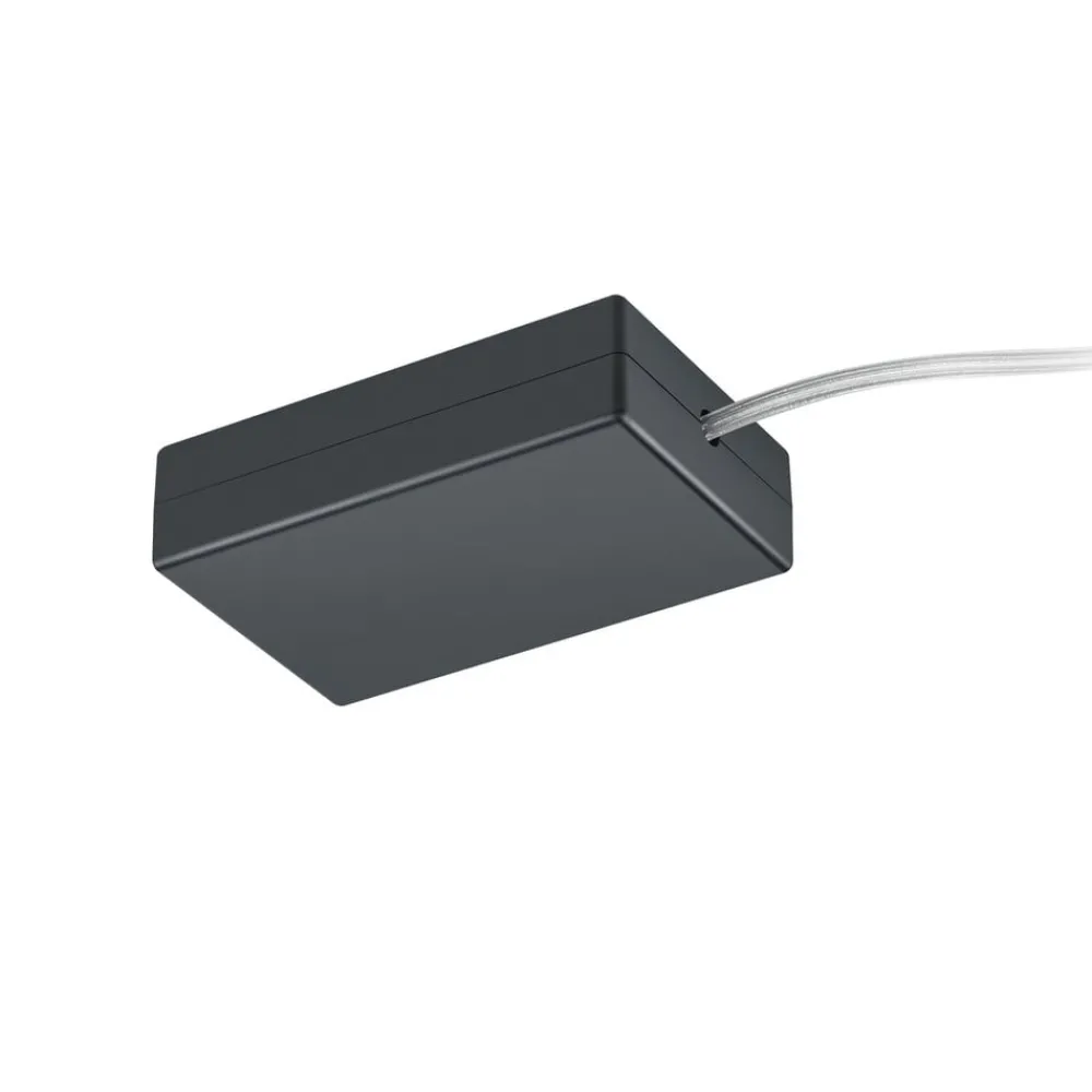 Trio Lighting Skinnesystem > DUOline fleksibel strømforsyning, sort