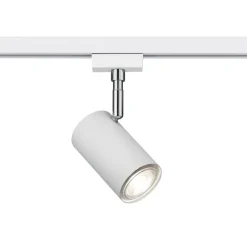 Trio Lighting Skinnesystem > DUOline 782401 skinnespot, Ø 6 cm, hvid, 2-faset, GU10