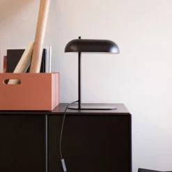 Dyberg Larsen Arbejdsrum/Kontor > Arch bordlampe, sort, metal, højde 36 cm