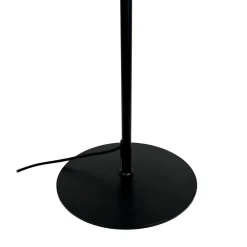 Dyberg Larsen Gulvlamper > gulvlampe Calix, sort/naturfarvet, 150 cm