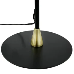 Dyberg Larsen Gulvlamper|Gulvlamper > Gulvlampe Lilje, sort, højde 135 cm, 2 lyskilder.