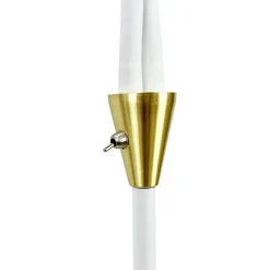 Dyberg Larsen Gulvlamper > Gulvlampe Lilje, hvid, højde 135 cm, 2 lyskilder.
