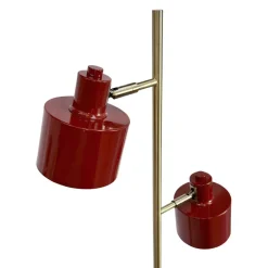 Gulvlamper|Gulvlamper ^ Dyberg Larsen Gulvlampe Ocean, mørkerød, 160 cm, 2 lyskilder.