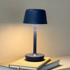 Dyberg Larsen Bordlamper > LED-bordlampe Flow, blå, højde 25 cm