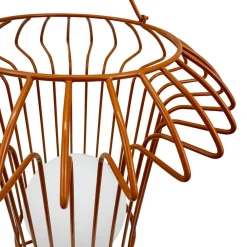 Dyberg Larsen Dekorationsbelysning > LED-bordlampe Kurv, terracotta, metal