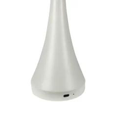 Dyberg Larsen Bordlamper > LED-bordlampe Vienna, creme, højde 28 cm