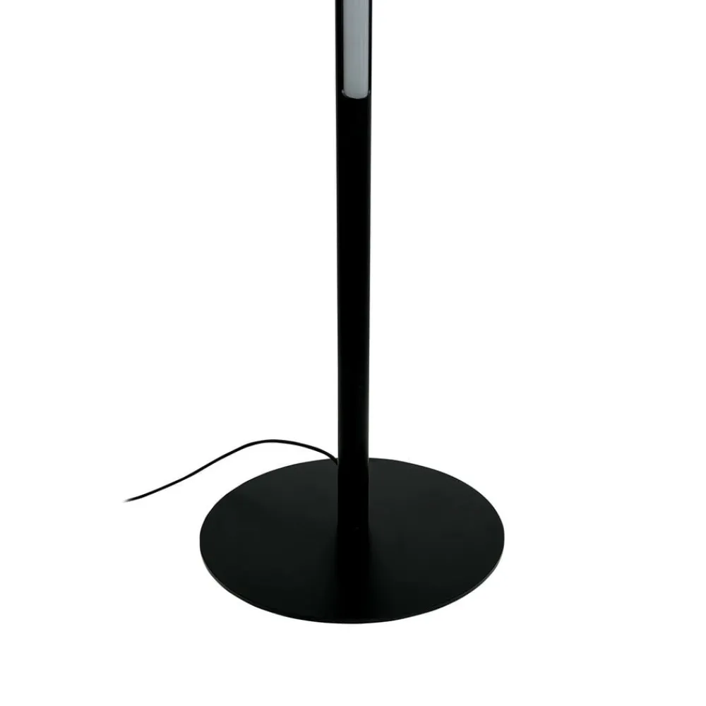 Gulvlamper ^ Dyberg Larsen LED-gulvlampe Vagner, sort, højde 150 cm