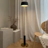 Dyberg Larsen Gulvlamper|Gulvlamper > LED-gulvlampe Yoyo, sort, højde 125 cm
