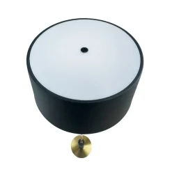 Dyberg Larsen Gulvlamper|Gulvlamper > LED-gulvlampe Yoyo, sort, højde 125 cm