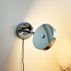Dyberg Larsen Væglamper|Væglamper > LED-væglampe Starlight, krom Ø 14 cm dæmpbar