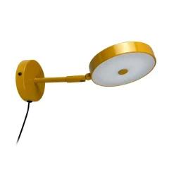 Dyberg Larsen Væglamper > LED-væglampe Starlight, gul, Ø 14 cm dæmpbar