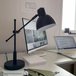 Dyberg Larsen Arbejdsrum/Kontor|Bordlamper > London skrivebordslampe i sort