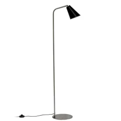 Dyberg Larsen Gulvlamper > Oswald gulvlampe, sort/stål, højde 135 cm