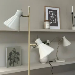 Dyberg Larsen Gulvlamper > Sleep gulvlampe, kridhvid, højde 165 cm, stål