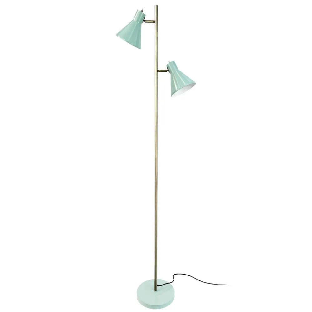 Gulvlamper|Gulvlamper ^ Dyberg Larsen Sleep gulvlampe, mintgrøn, højde 165 cm, stål