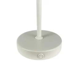 Bordlamper ^ Dyberg Larsen Stockholm bordlampe til opladning, perlehvid