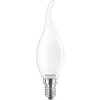Led Pærer ^ Philips E14 BA35 2,2W LED kertepære vindstød 2.700 K mat