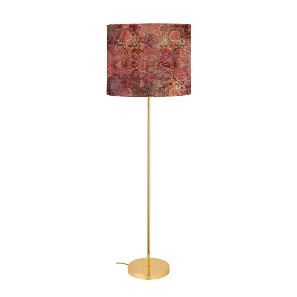 EBB & FLOW Gulvlamper|Gulvlamper > Barre XL guld gulv Persia terrakotta