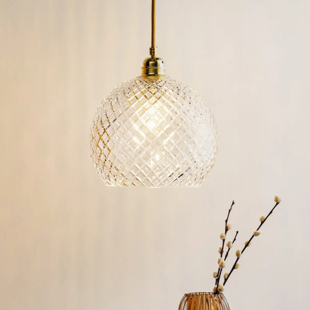 EBB & FLOW Pendellamper > Rowan hængelampe, guld Ø 22cm