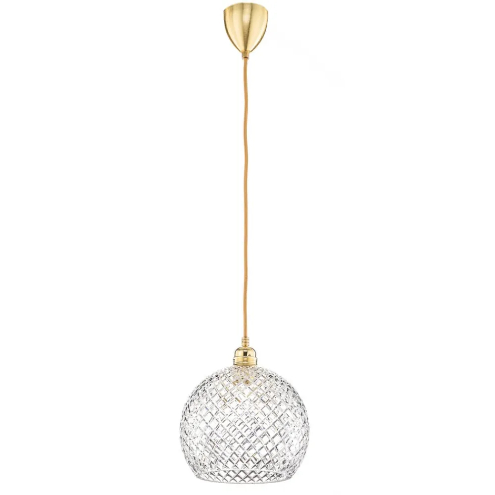 EBB & FLOW Pendellamper > Rowan hængelampe, guld Ø 22cm