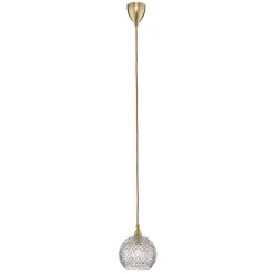 EBB & FLOW Pendellamper > Rowan hængelampe, guld Ø 15,5cm