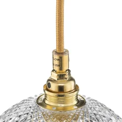 EBB & FLOW Pendellamper > Rowan hængelampe, guld Ø 15,5cm