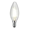 Led Pærer ^ STAR TRADING E14 B35 LED-kertepære 2 W 2.700 K filament 250lm