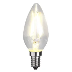 Led Pærer ^ STAR TRADING E14 B35 LED-kertepære 2 W 2.700 K filament 250lm