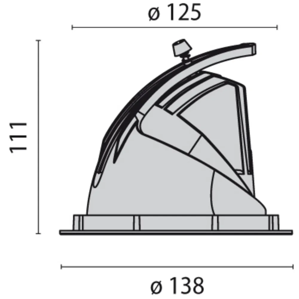 Performance in Lighting Indbygningsspots > EB433 LED-lampe projektør reflektor 3.000 K