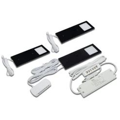 Underskabsbelysning ^ Hera Eco-Pad F LED-underskabsbelysning, 3, 3.000 K sort