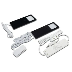 Hera Underskabsbelysning > Eco-Pad F LED-underskabsbelysning, 2, 3.000 K sort