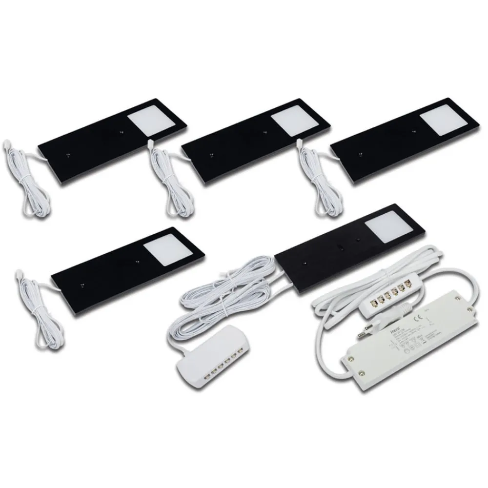 Hera Underskabsbelysning > Eco-Pad F LED-underskabsbelysning, 5, 3.000 K sort