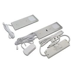 Hera Underskabsbelysning > Eco-Pad F LED-underskabsbelysning, 2, 4.000 K, alu