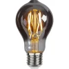 STAR TRADING Filament Pære|Led Pærer > Edison Plain Smoke E27 A60 LED-pære, 2 W, 2.100 K