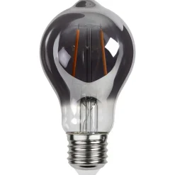 STAR TRADING Filament Pære|Led Pærer > Edison Plain Smoke E27 A60 LED-pære, 2 W, 2.100 K