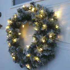 STAR TRADING Dekorationsbelysning|Julepynt > Edmonton-krans med 30 lysdioder, 50 cm