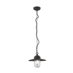 ORION Udendørs Pendellamper > Edward udendørs hængelampe, antracit, Ø 27,5 cm, aluminium