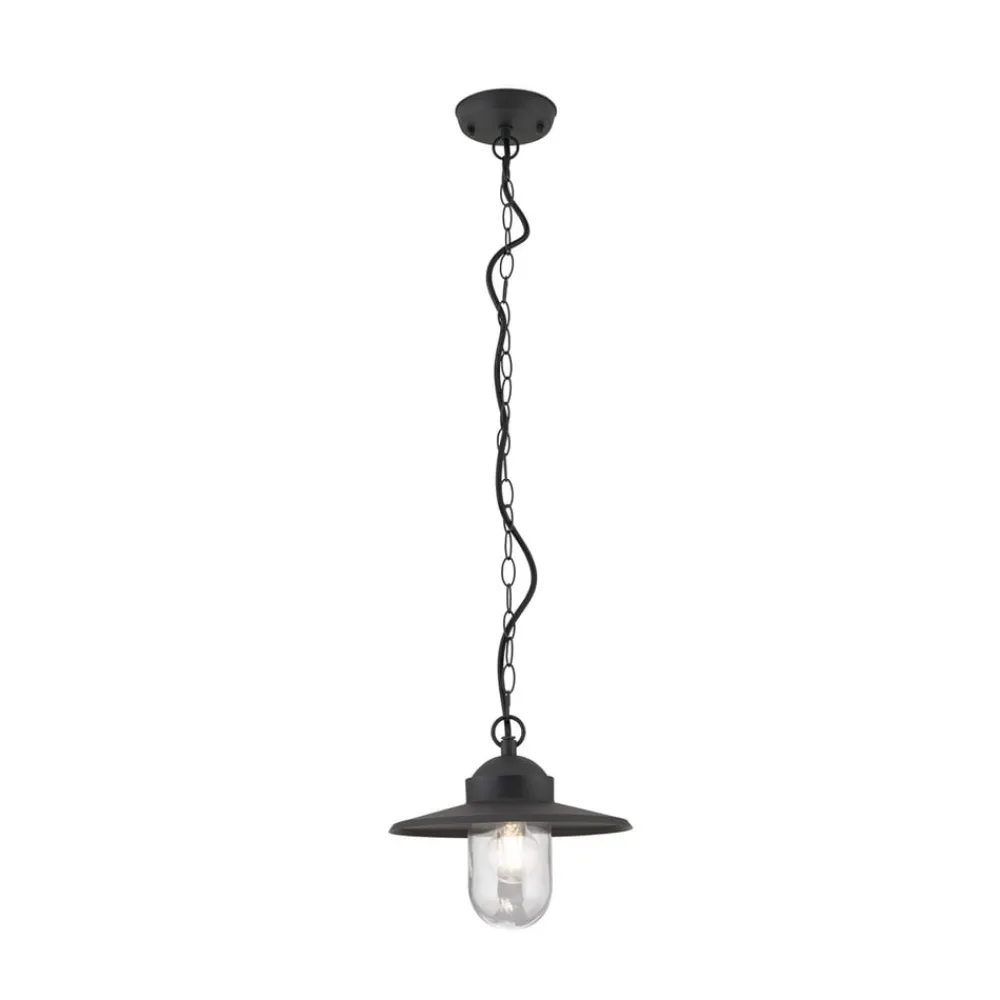 ORION Udendørs Pendellamper > Edward udendørs hængelampe, antracit, Ø 27,5 cm, aluminium