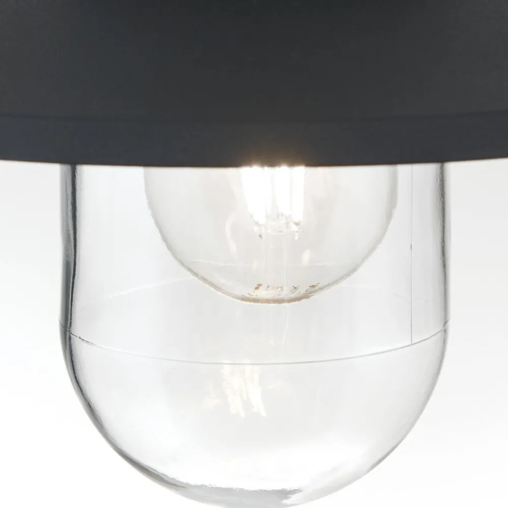 ORION Udendørs Pendellamper > Edward udendørs hængelampe, antracit, Ø 27,5 cm, aluminium