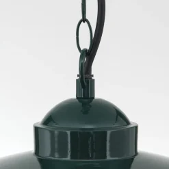 ORION Udendørs Pendellamper > Edward udendørs hængelampe, grøn, Ø 27,5 cm, aluminium/glas