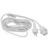 STAR TRADING Elektroniske Materialer > E27-fatning med Ute-kabel, 5 m, hvid