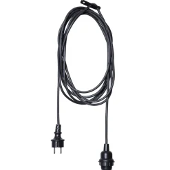 STAR TRADING Elektroniske Materialer > E27-fatning med Ute-kabel, 5 m, hvid