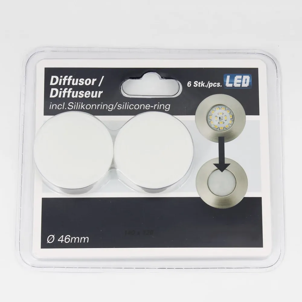 Briloner Loftlamper|Indbygningsspots > Effektivt Nikas IP44 LED-indbygningsspot, nikkel
