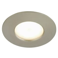 Briloner Loftlamper|Indbygningsspots > Effektivt Nikas IP44 LED-indbygningsspot, nikkel